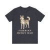 Husky Dad Shirt, Vintage Dog Sketch Tee, Dog Dad Gift