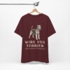Fox Terrier (Wire) Latin Shirt, Vintage Dog Sketch Tee, Dog Latin Gift Fox Terrier (Wire) Latin Shirt, Vintage Dog Sketch Tee, Dog Latin Gift