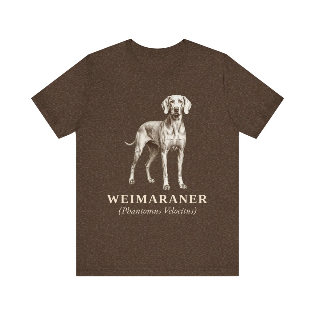 Weimaraner Latin Shirt, Vintage Dog Sketch Tee, Dog Latin Gift