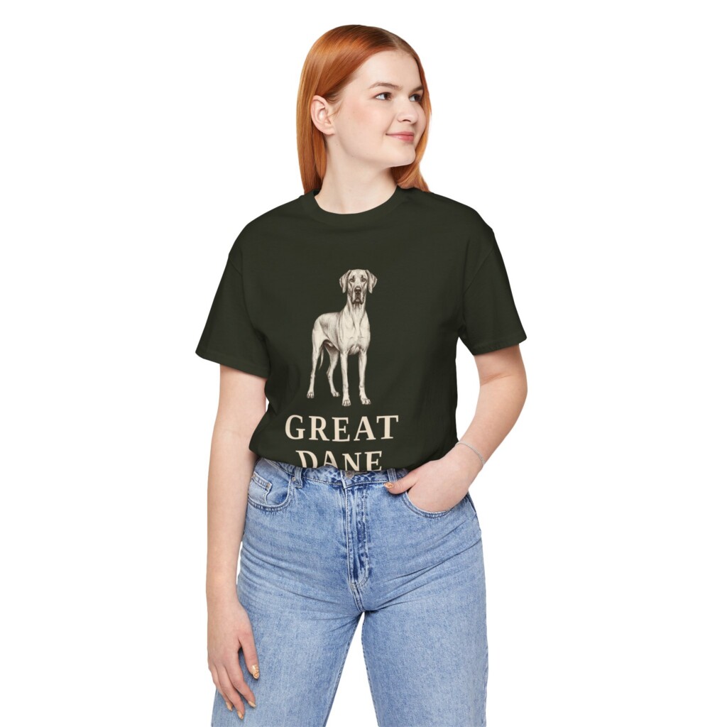 Great Dane Latin Shirt, Vintage Dog Sketch Tee, Dog Latin Gift