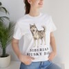 Husky Dad Shirt, Vintage Dog Sketch Tee, Dog Dad Gift