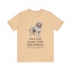 Polish Lowland Sheepdog Latin Shirt, Vintage Dog Sketch Tee, Dog Latin Gift
