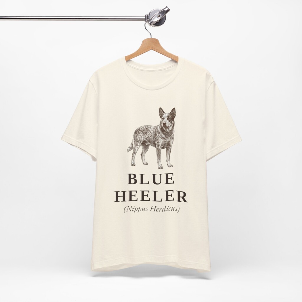 Blue Heeler Latin Shirt, Vintage Dog Sketch Tee, Dog Latin Gift Blue Heeler Latin Shirt, Vintage Dog Sketch Tee, Dog Latin Gift