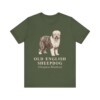 Old English Sheepdog Latin Shirt, Vintage Dog Sketch Tee, Dog Latin Gift