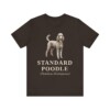 Standard Poodle Latin Shirt, Vintage Dog Sketch Tee, Dog Latin Gift