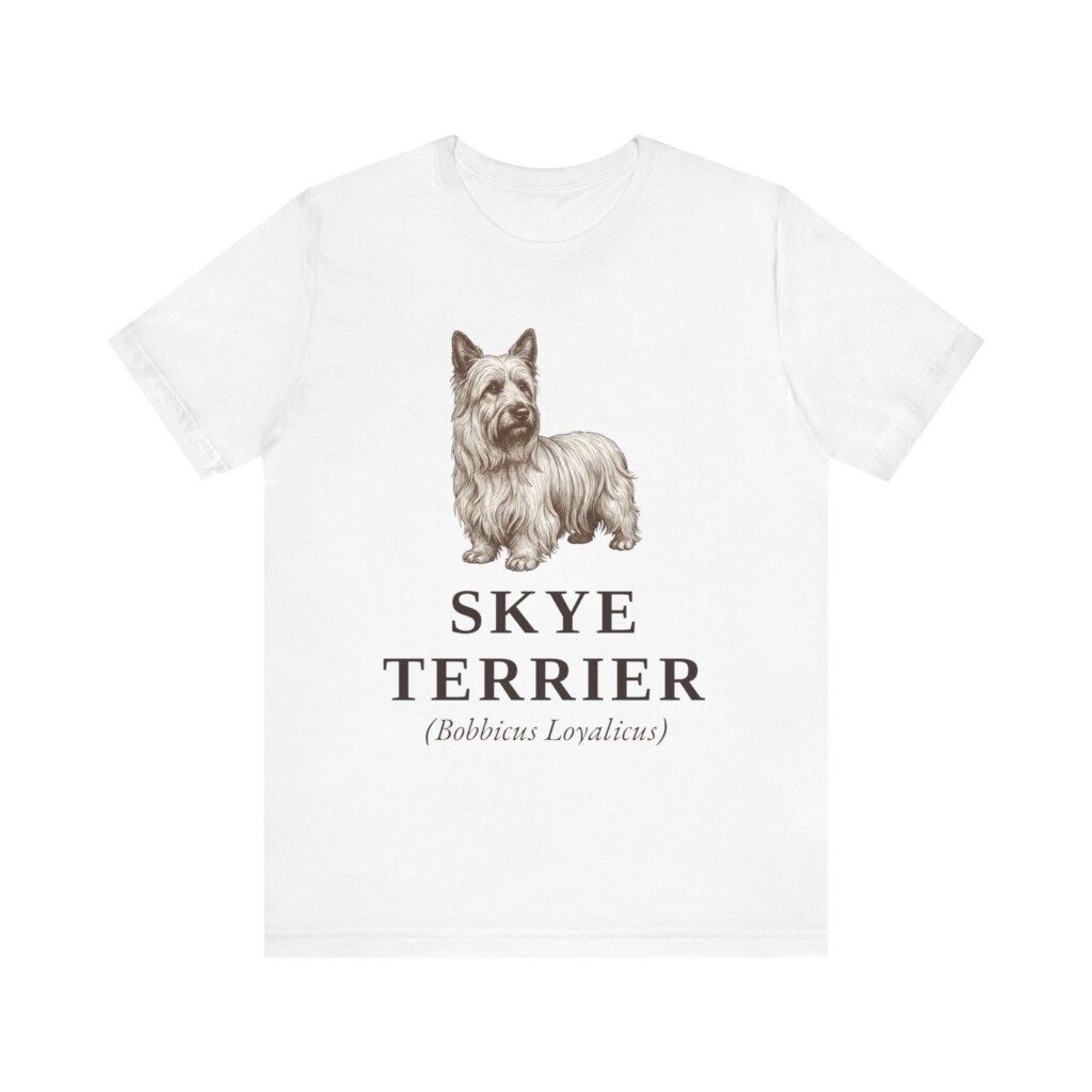 Skye Terrier Latin Shirt, Vintage Dog Sketch Tee, Dog Latin Gift Skye Terrier Latin Shirt, Vintage Dog Sketch Tee, Dog Latin Gift