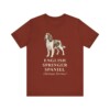 English Springer Spaniel Latin Shirt, Vintage Dog Sketch Tee, Dog Latin Gift