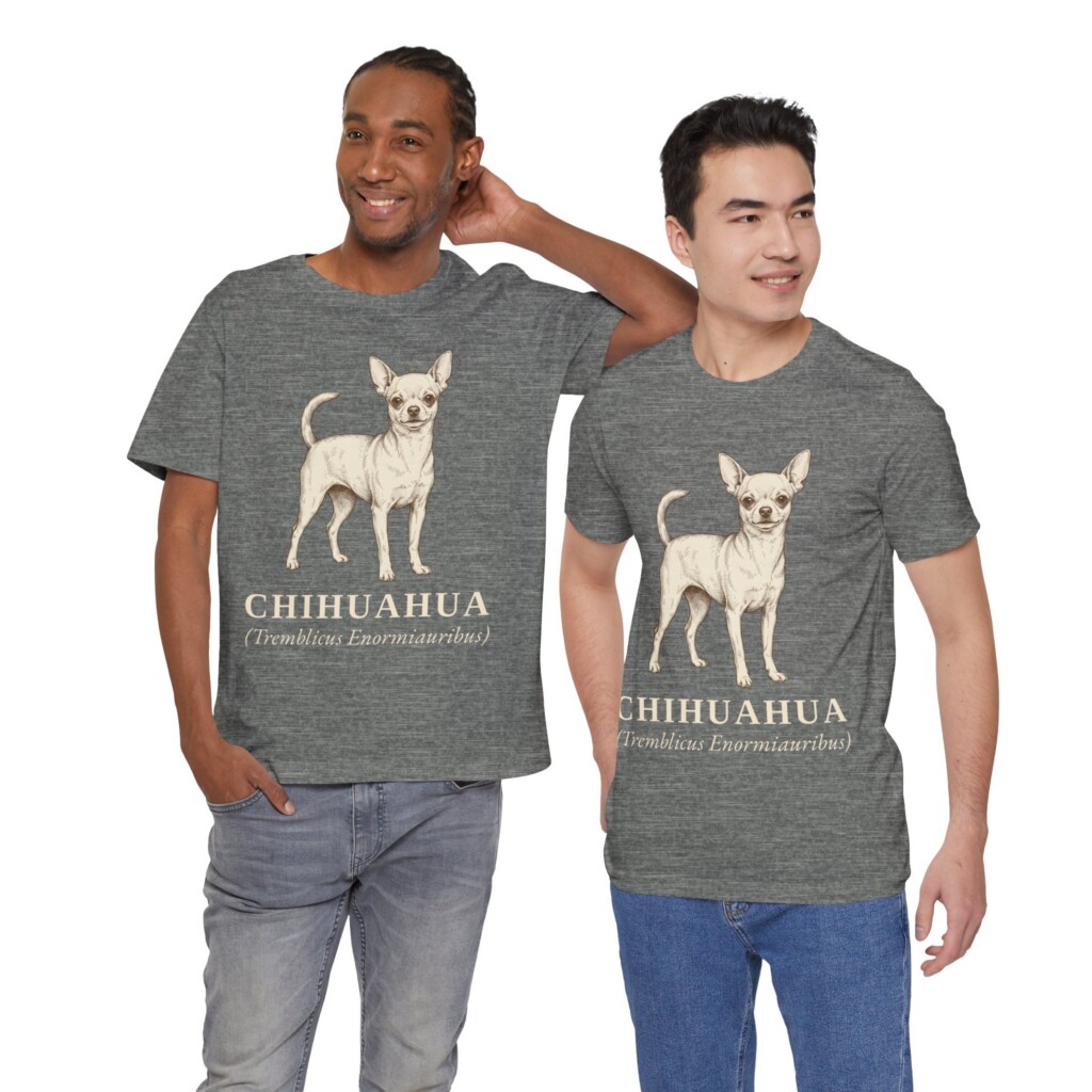 Chihuahua Latin Shirt, Vintage Dog Sketch Tee, Dog Latin Gift