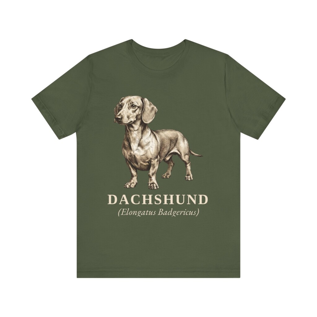 Dachshund Latin Shirt, Vintage Dog Sketch Tee, Dog Latin Gift Dachshund Latin Shirt, Vintage Dog Sketch Tee, Dog Latin Gift