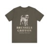 Brussels Griffon Latin Shirt, Vintage Dog Sketch Tee, Dog Latin Gift