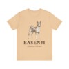 Basenji Latin Shirt, Vintage Dog Sketch Tee, Dog Latin Gift