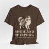 Shetland Sheepdog Latin Shirt, Vintage Dog Sketch Tee, Dog Latin Gift