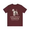 Airedale Terrier Latin Shirt, Vintage Dog Sketch Tee, Dog Latin Gift