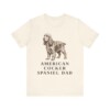 Cocker Spaniel Dad Shirt, Vintage Dog Sketch Tee, Dog Dad Gift