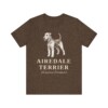 Airedale Terrier Latin Shirt, Vintage Dog Sketch Tee, Dog Latin Gift