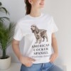 American Cocker Spaniel Latin Shirt, Vintage Dog Sketch Tee, Dog Latin Gift