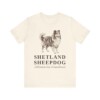 Shetland Sheepdog Latin Shirt, Vintage Dog Sketch Tee, Dog Latin Gift
