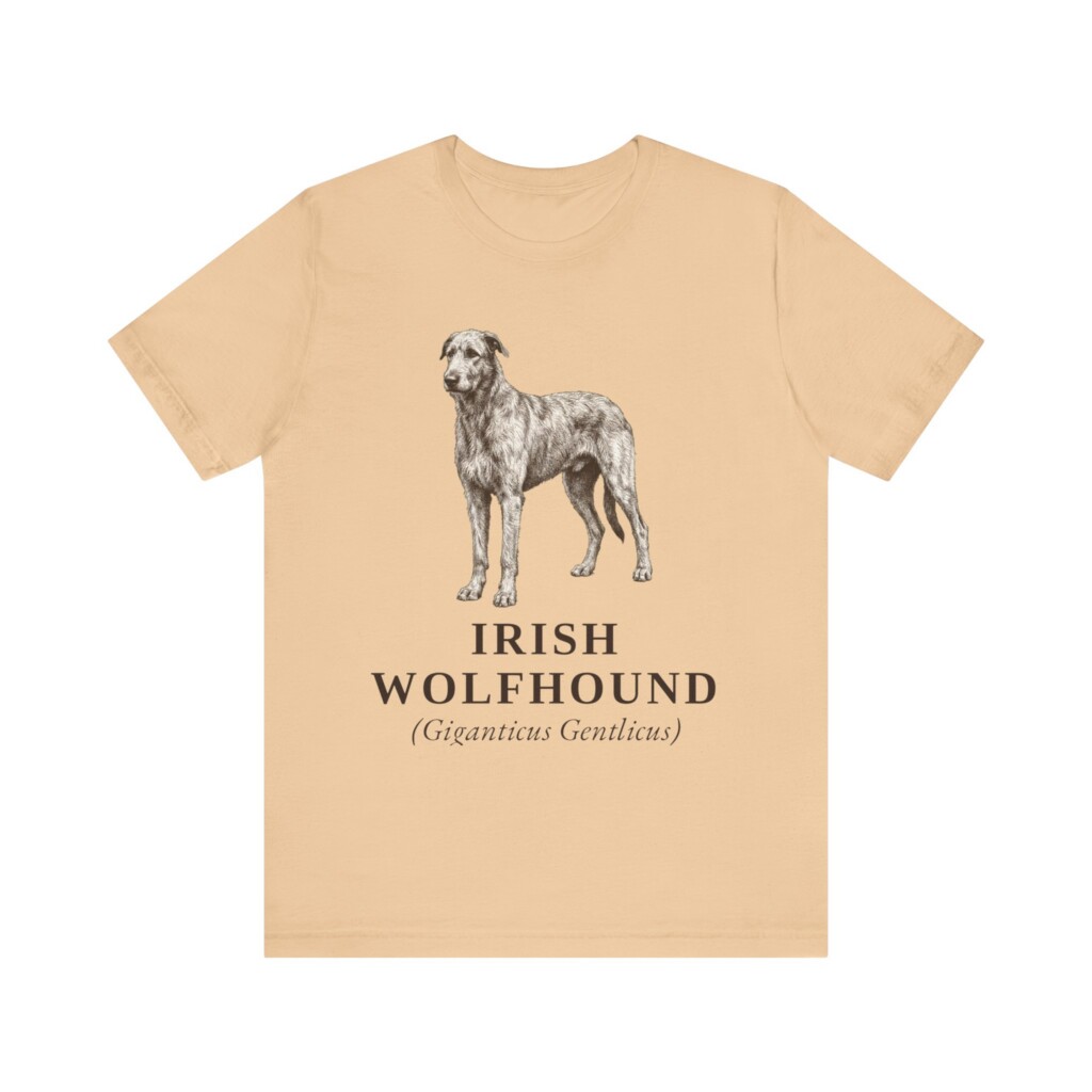 Irish Wolfhound Latin Shirt, Vintage Dog Sketch Tee, Dog Latin Gift Irish Wolfhound Latin Shirt, Vintage Dog Sketch Tee, Dog Latin Gift