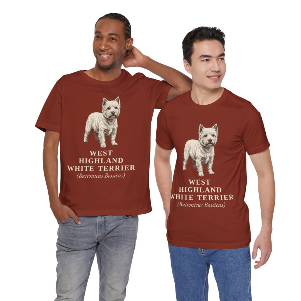 West Highland White Terrier Latin Shirt, Vintage Dog Sketch Tee, Dog Latin Gift West Highland White Terrier Latin Shirt, Vintage Dog Sketch Tee, Dog Latin Gift