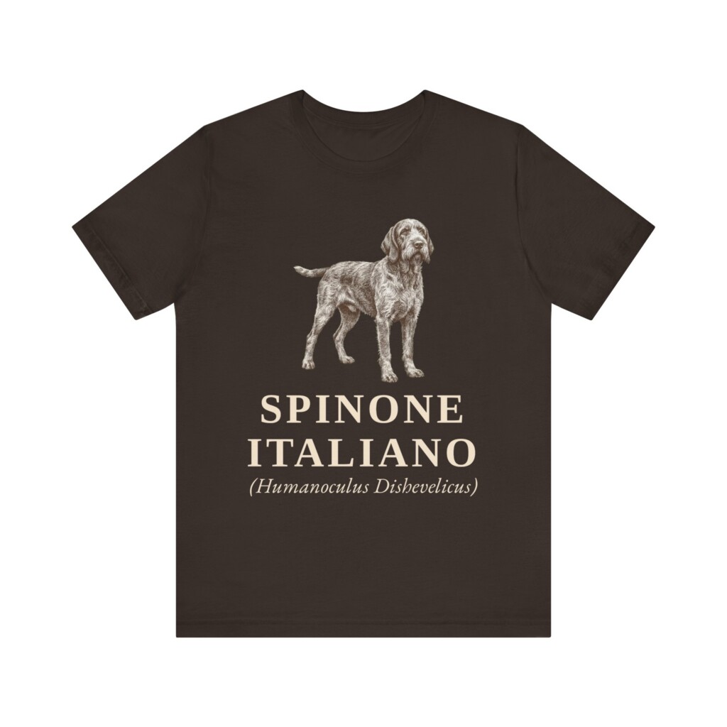 Spinone Italiano Latin Shirt, Vintage Dog Sketch Tee, Dog Latin Gift