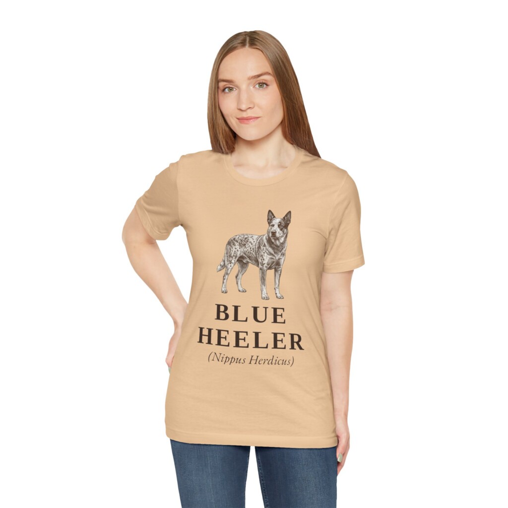 Blue Heeler Latin Shirt, Vintage Dog Sketch Tee, Dog Latin Gift Blue Heeler Latin Shirt, Vintage Dog Sketch Tee, Dog Latin Gift
