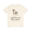American Bulldog Latin Shirt, Vintage Dog Sketch Tee, Dog Latin Gift