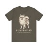 Pomeranian Latin Shirt, Vintage Dog Sketch Tee, Dog Latin Gift