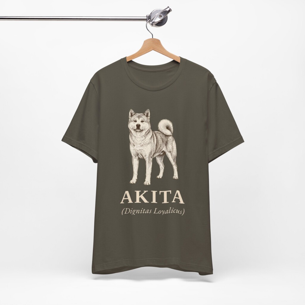 Akita Latin Shirt, Vintage Dog Sketch Tee, Dog Latin Gift Akita Latin Shirt, Vintage Dog Sketch Tee, Dog Latin Gift