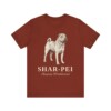 Shar-Pei Latin Shirt, Vintage Dog Sketch Tee, Dog Latin Gift