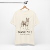 Basenji Latin Shirt, Vintage Dog Sketch Tee, Dog Latin Gift