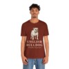 English Bulldog Latin Shirt, Vintage Dog Sketch Tee, Dog Latin Gift
