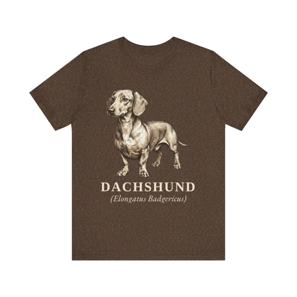Dachshund Latin Shirt, Vintage Dog Sketch Tee, Dog Latin Gift Dachshund Latin Shirt, Vintage Dog Sketch Tee, Dog Latin Gift