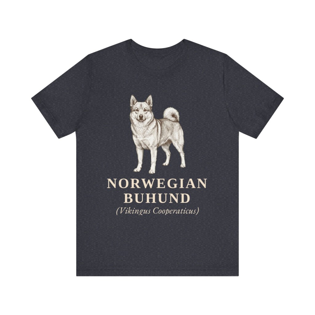 Norwegian Buhund Latin Shirt, Vintage Dog Sketch Tee, Dog Latin Gift Norwegian Buhund Latin Shirt, Vintage Dog Sketch Tee, Dog Latin Gift