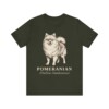 Pomeranian Latin Shirt, Vintage Dog Sketch Tee, Dog Latin Gift
