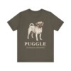 Puggle Latin Shirt, Vintage Dog Sketch Tee, Dog Latin Gift Puggle Latin Shirt, Vintage Dog Sketch Tee, Dog Latin Gift
