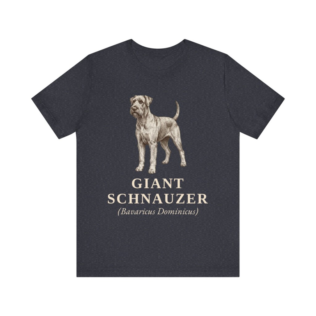 Giant Schnauzer Latin Shirt, Vintage Dog Sketch Tee, Dog Latin Gift Giant Schnauzer Latin Shirt, Vintage Dog Sketch Tee, Dog Latin Gift