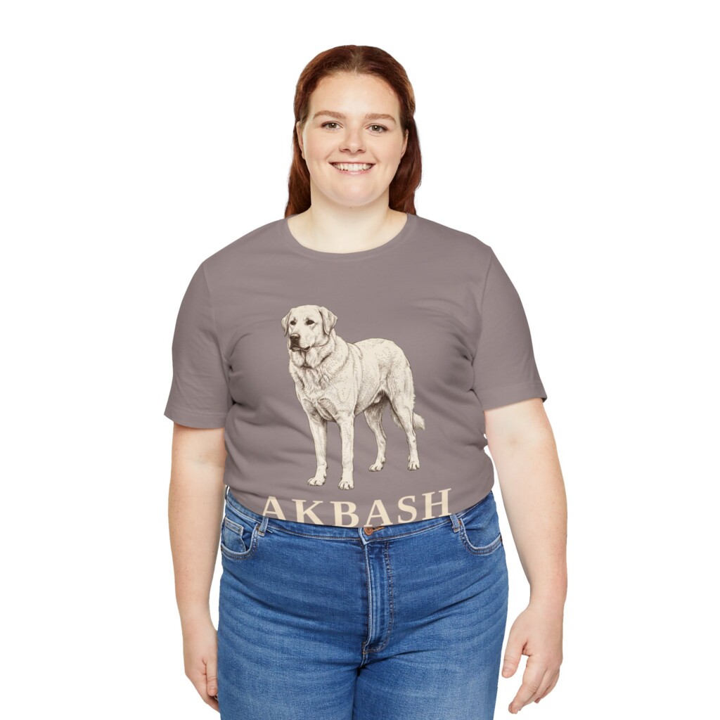 Akbash Latin Shirt, Vintage Dog Sketch Tee, Dog Latin Gift