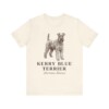 Kerry Blue Terrier Latin Shirt, Vintage Dog Sketch Tee, Dog Latin Gift