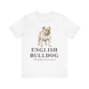 English Bulldog Latin Shirt, Vintage Dog Sketch Tee, Dog Latin Gift
