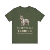 Scottish Terrier Latin Shirt, Vintage Dog Sketch Tee, Dog Latin Gift