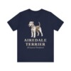Airedale Terrier Latin Shirt, Vintage Dog Sketch Tee, Dog Latin Gift