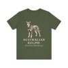 Australian Kelpie Latin Shirt, Vintage Dog Sketch Tee, Dog Latin Gift