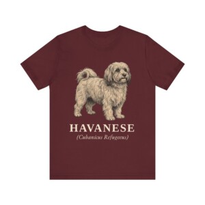 Havanese Latin Shirt, Vintage Dog Sketch Tee, Dog Latin Gift