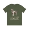 Flat-Coated Retriever Latin Shirt, Vintage Dog Sketch Tee, Dog Latin Gift