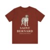 Saint Bernard Latin Shirt, Vintage Dog Sketch Tee, Dog Latin Gift
