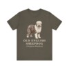 Old English Sheepdog Latin Shirt, Vintage Dog Sketch Tee, Dog Latin Gift
