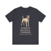 Parson Russell Terrier Latin Shirt, Vintage Dog Sketch Tee, Dog Latin Gift
