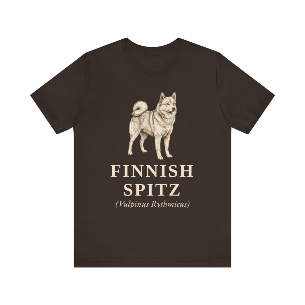 Finnish Spitz Latin Shirt, Vintage Dog Sketch Tee, Dog Latin Gift Finnish Spitz Latin Shirt, Vintage Dog Sketch Tee, Dog Latin Gift