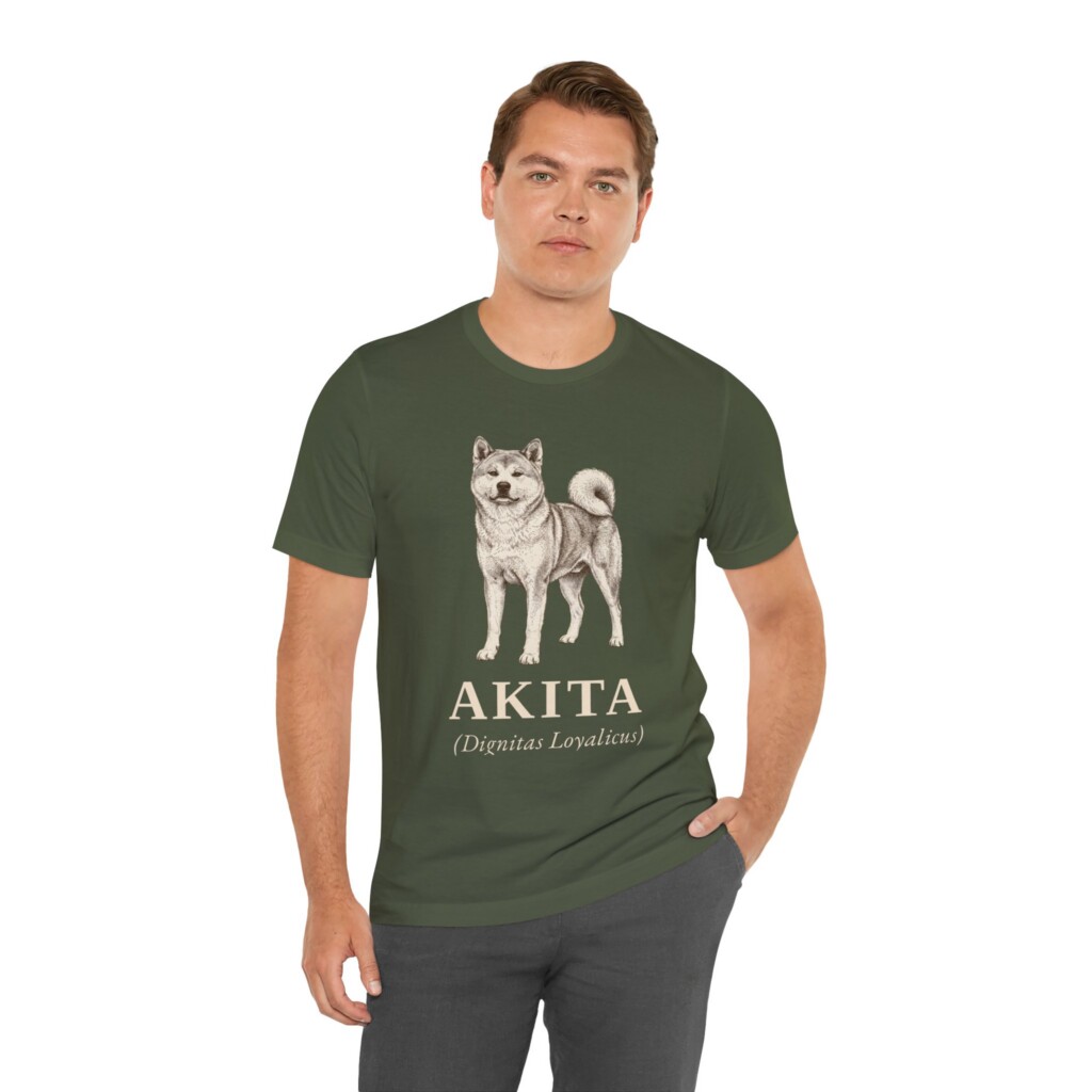 Akita Latin Shirt, Vintage Dog Sketch Tee, Dog Latin Gift Akita Latin Shirt, Vintage Dog Sketch Tee, Dog Latin Gift
