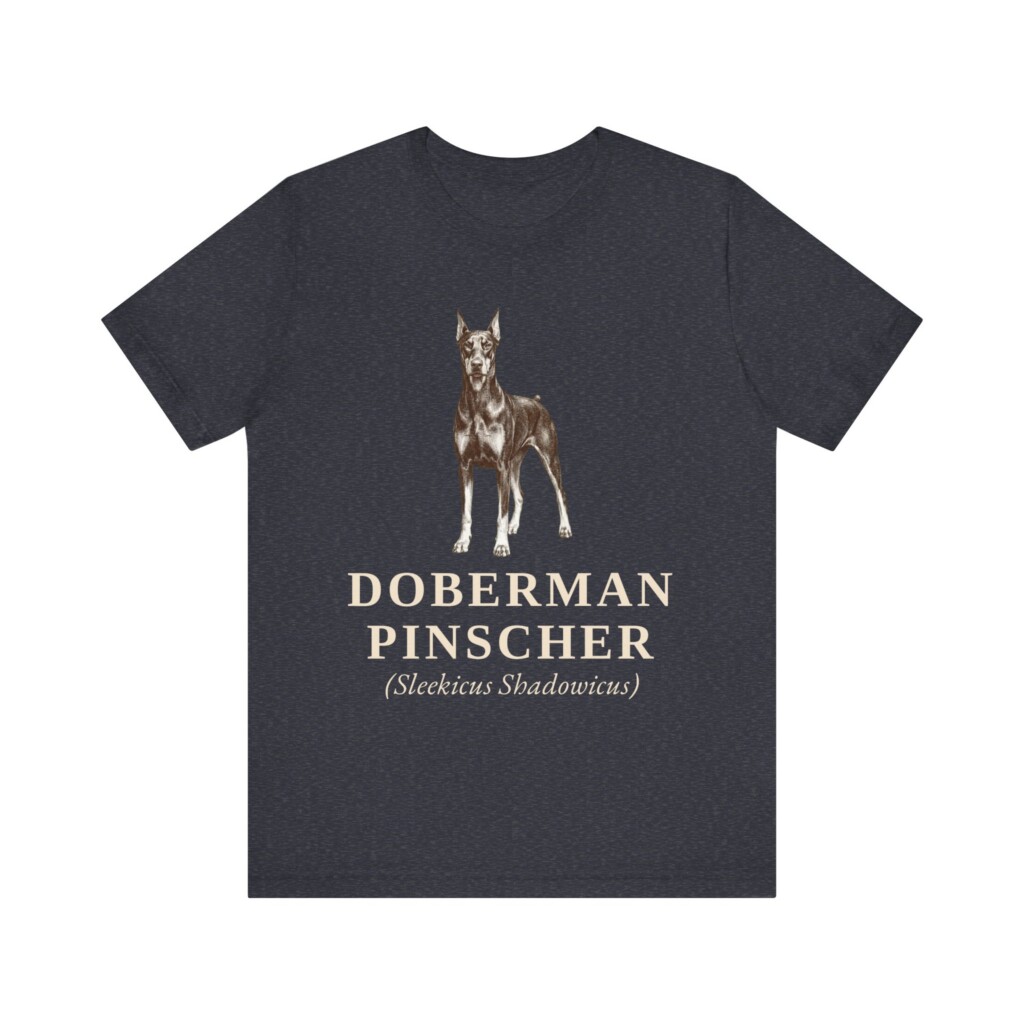 Doberman Pinscher Latin Shirt, Vintage Dog Sketch Tee, Dog Latin Gift Doberman Pinscher Latin Shirt, Vintage Dog Sketch Tee, Dog Latin Gift